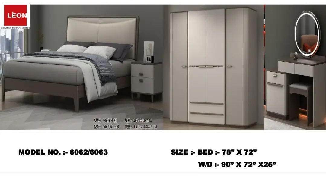 Important bedroom set 6063