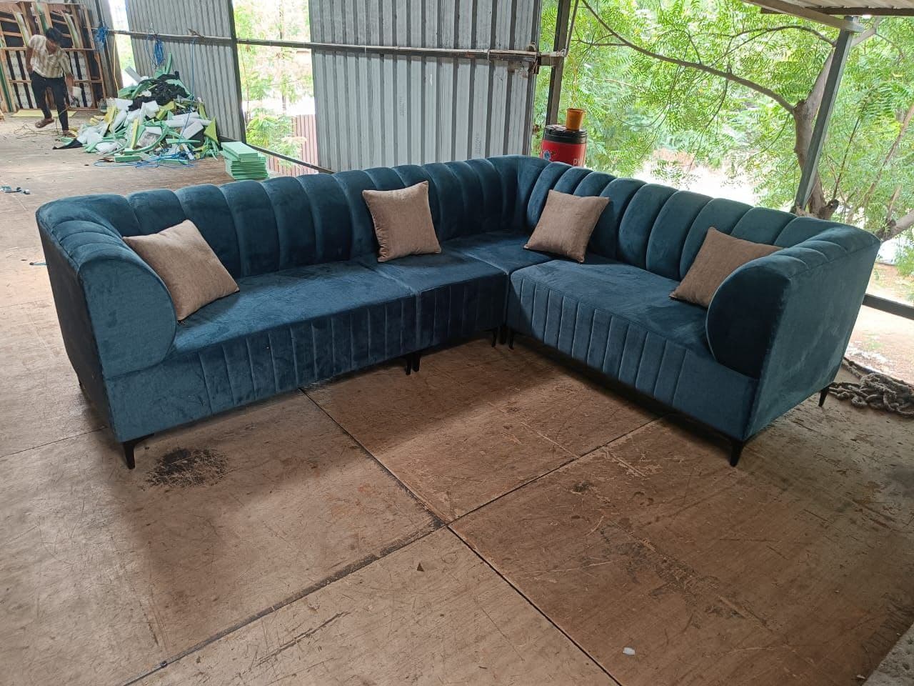 Heavy lining sofa