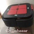 Red& Black glass dining table