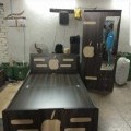Bedroom set (6x4 bed and 2 door wardrobe )