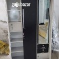 Metal Slider 3 door wardrobe with Revolving Dressing