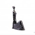 Artefact polyresin black lady statue