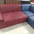 L shape corner sofa dual colour