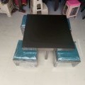 Center table with 4 puffy