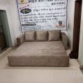 Sofa cum bed with pillows in Ghatlodia Ahmedabad