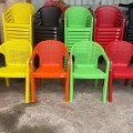 Restaurant plastic chair in multicolour