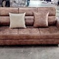3 seater heavy sofa with pillows