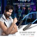 Bluetooth neckband clear voice effect with bass music