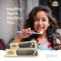 pollo Noni Activated Charcoal Teeth Whitening With Noni Extract Aloevera & Fresh Mint Toothpaste
