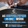 Copper Piping Work For AC