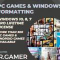 All types of PC games Android games and windows formatting licence hai