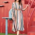 Off White Color Poly Rayon Party Wear Kurti With Print
