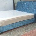 Plywood bed with spring Mattress