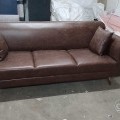 3 seater  office sofa with pillows