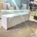 Counter table with glass Top