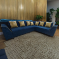 Premium Corner Sofa With Pillows
