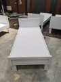 White Single Bed Without Storage