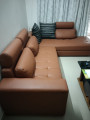 L Shape sofa with cushions