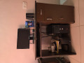 Wardrobe with Overhead storage + Box Bed & Mattress + Computer table & Chair