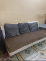 2 Sofa Set Combos With 4 Pillows