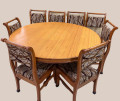 8 SEATER PURE WOOD DINNING TABLE