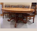 8 SEATER PURE WOOD DINNING TABLE