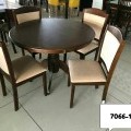 Round dining table 4 seater set