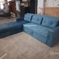 Lounger Sofa Cum Bed In Heavy Cloth