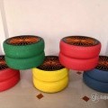 Double Tyre Stool