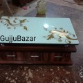 3 Drawer Center Table With Printed Top